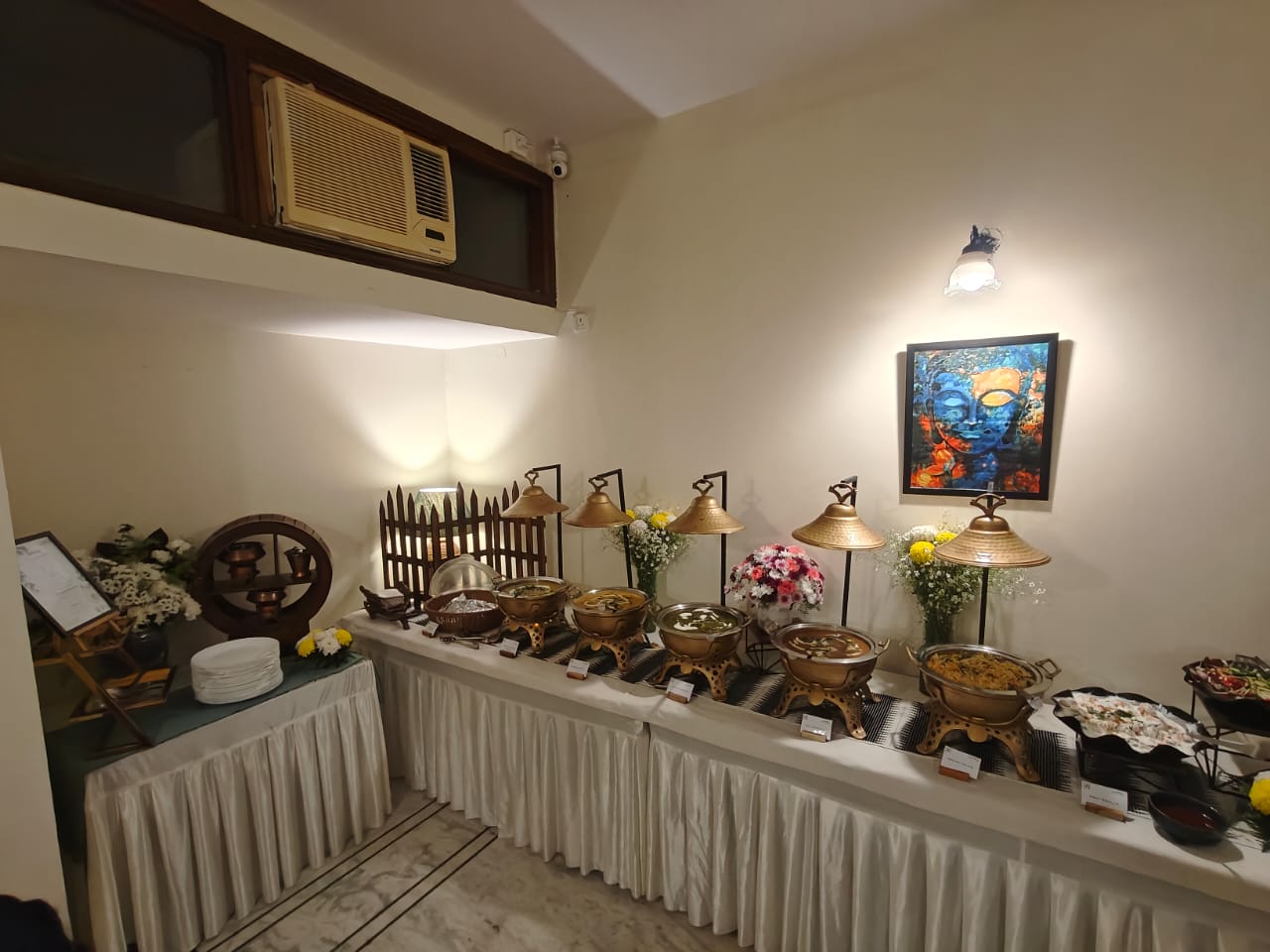 House party food setup