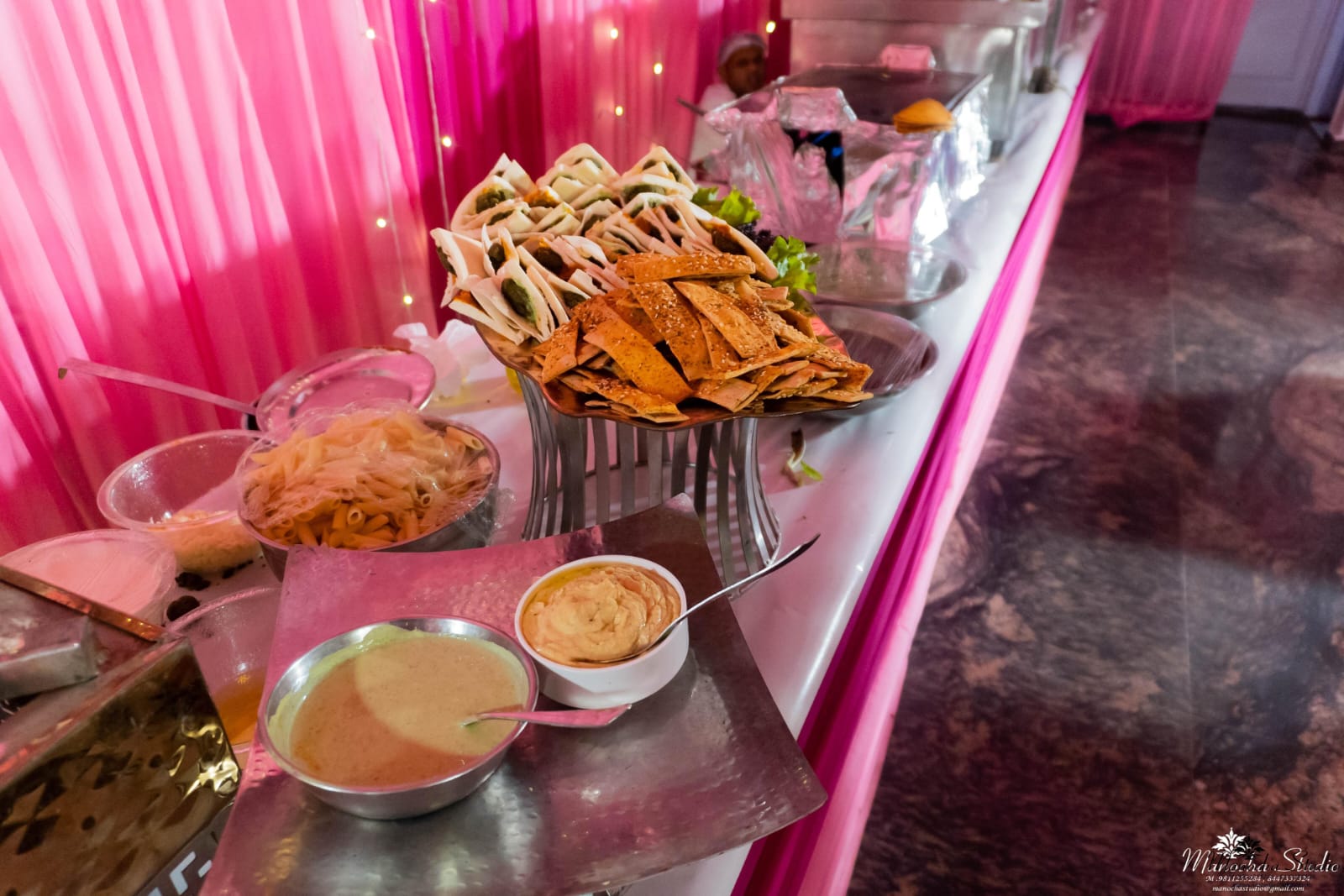 Catering setup